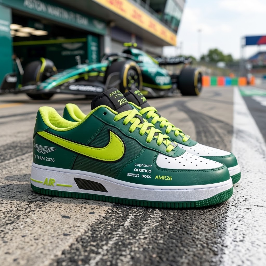 Aston Martin Formula One Team F1 Team 2026 Custom Sneakers