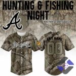 Atlanta Braves Hunting and Fishing Night Camouflage Baseball Jersey