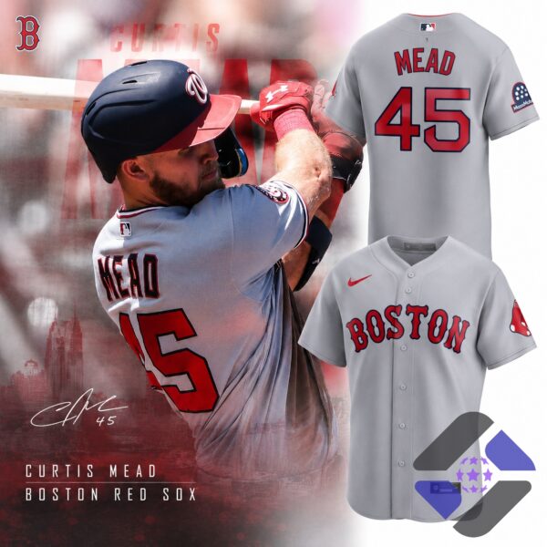 Boston Red Sox Curtis Mead Baseball Jersey