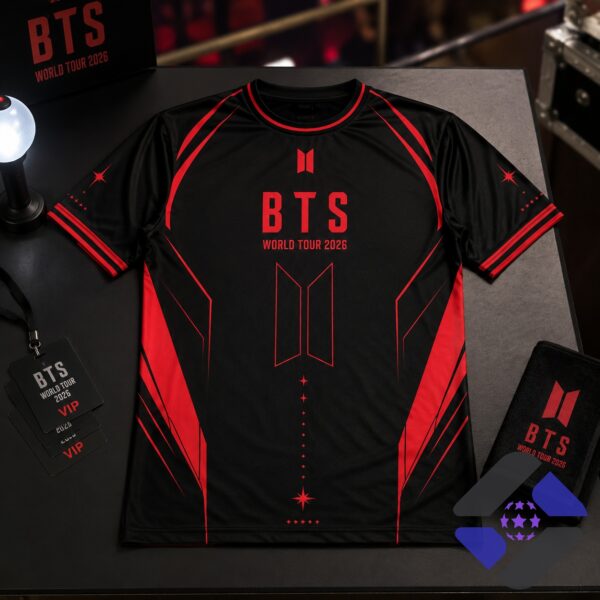 BTS World Tour 2026 Black Jersey