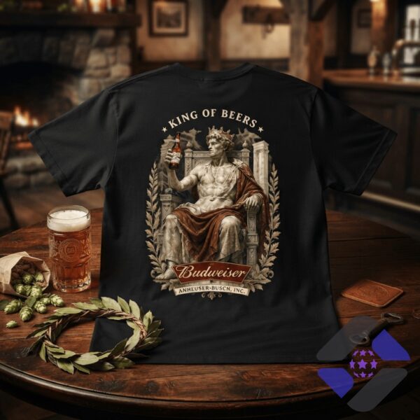 Budweiser King of Beers 3D T-Shirt