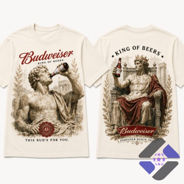 Budweiser King of Beers 3D T-Shirt