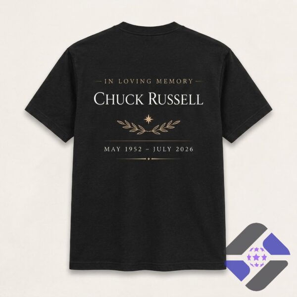 Chuck Russell Rest In Peace Memorial 2026 T-Shirt