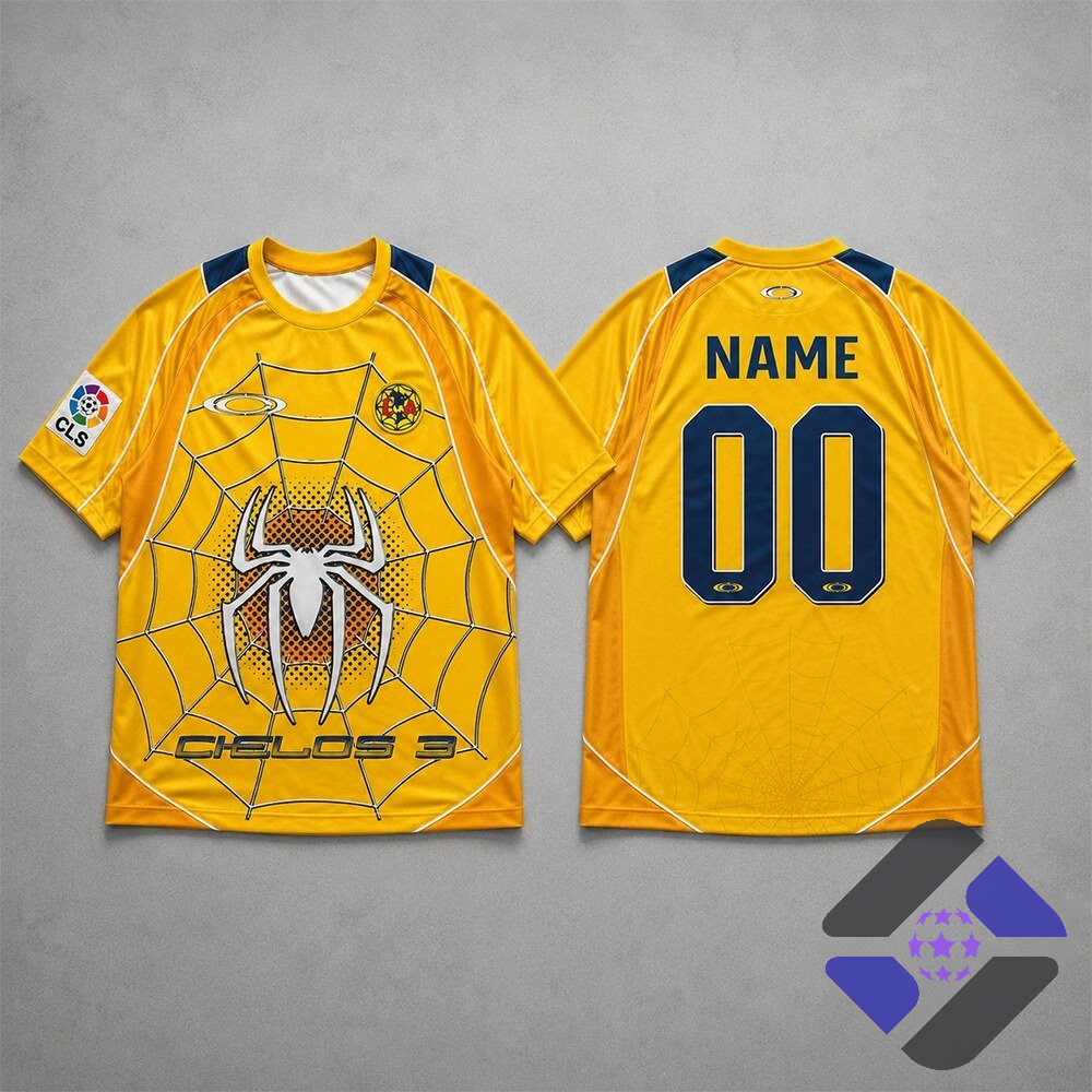 Messi Club América Spider Man Cielos 3 Jersey