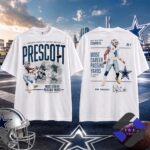 Dallas Cowboys Dak Prescott Most Career Passing Yards T-Shirt