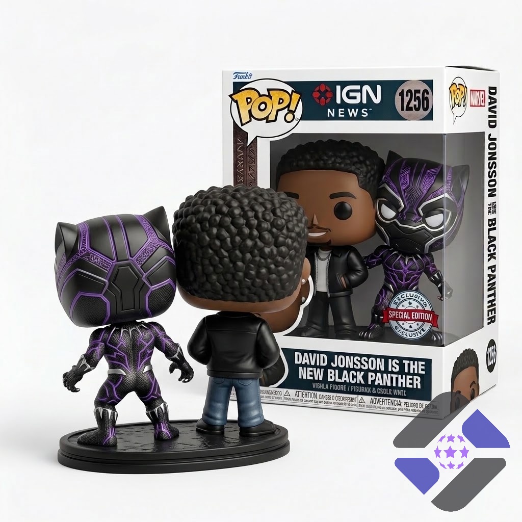 David Jonsson New Black Panther Funko Pop Figure
