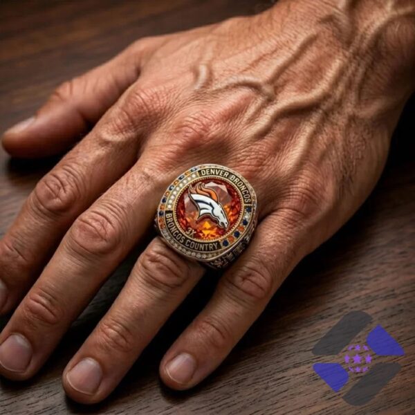 Denver Broncos 3X Broncos Country Commemorative Ring