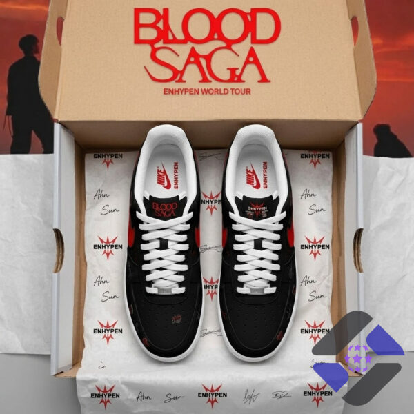 ENHYPEN Blood Saga World Tour Nike Air Force 1 Sneakers