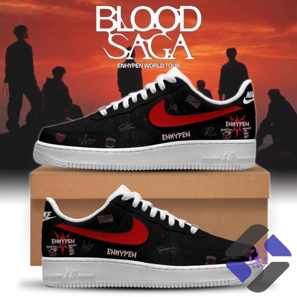 ENHYPEN Blood Saga World Tour Nike Air Force 1 Sneakers
