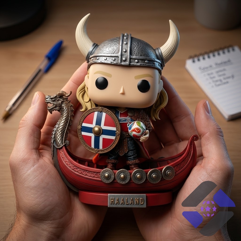Erling Haaland Viking Norway Football 2026 World Cup Pop Figure