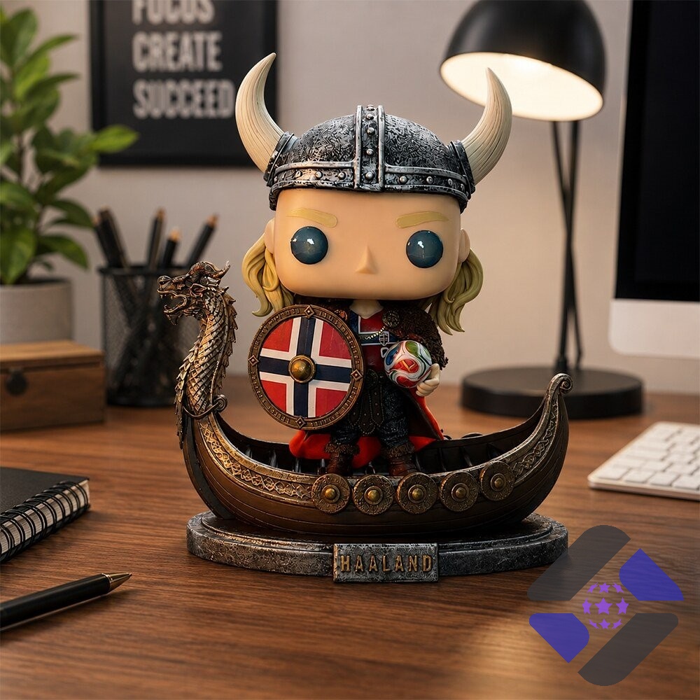 Erling Haaland Viking Norway Football 2026 World Cup Pop Figure