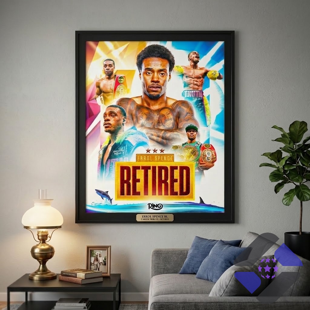 Errol Spence Jr. Career Retirement Tribute Poster - Detail View