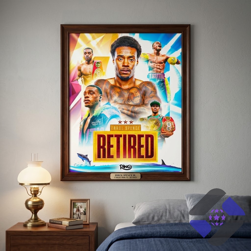 Errol Spence Jr. Career Retirement Tribute Poster