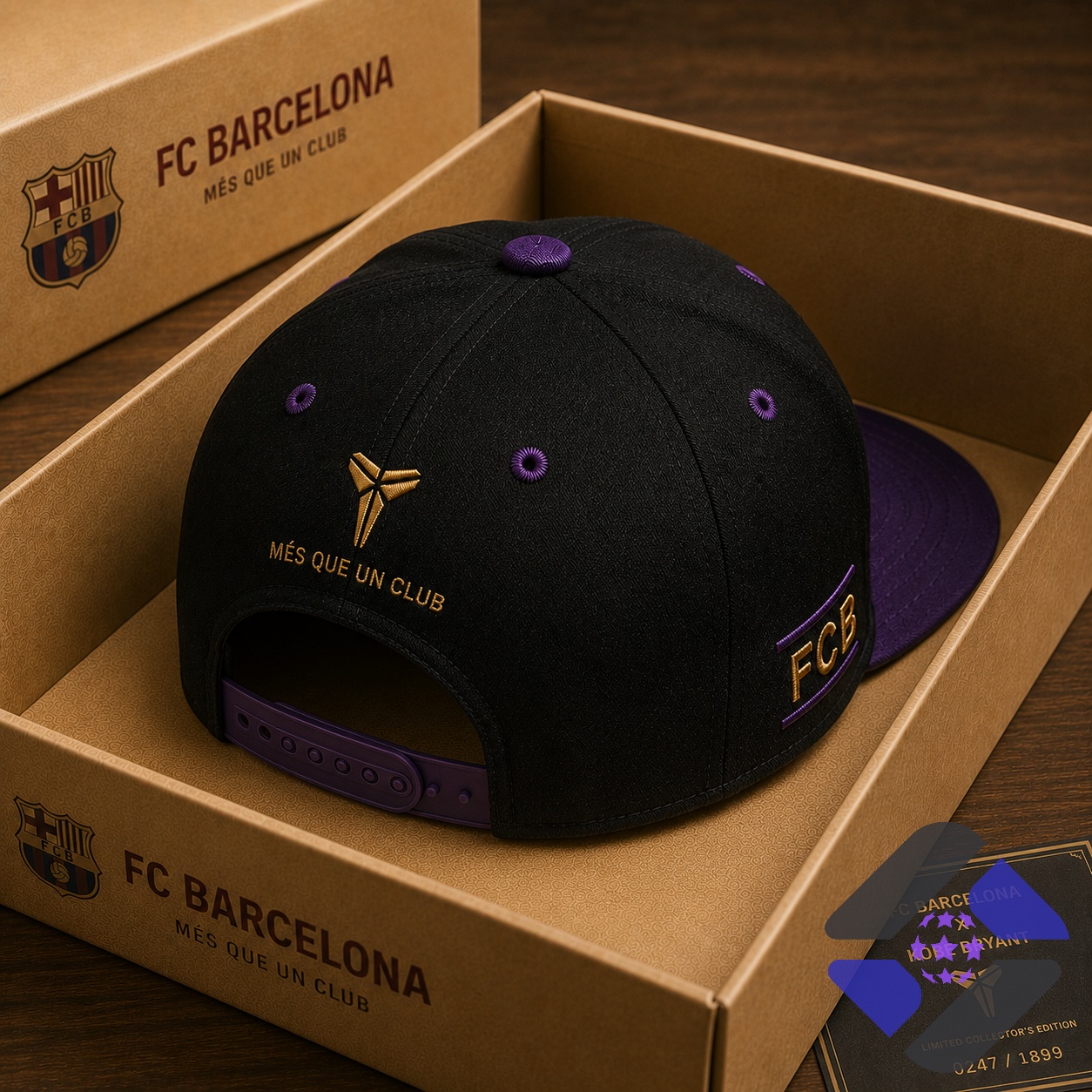 FC Barcelona Kobe Bryant Collaboration Snapback Cap