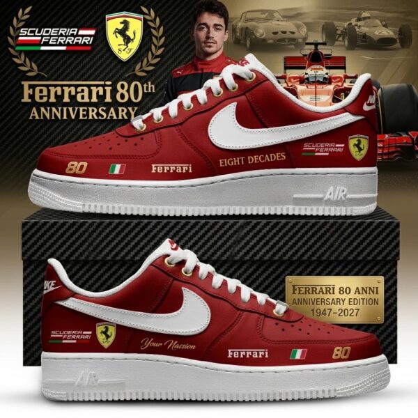 Ferrari 80th Anniversary Nike Air Force 1 Sneakers