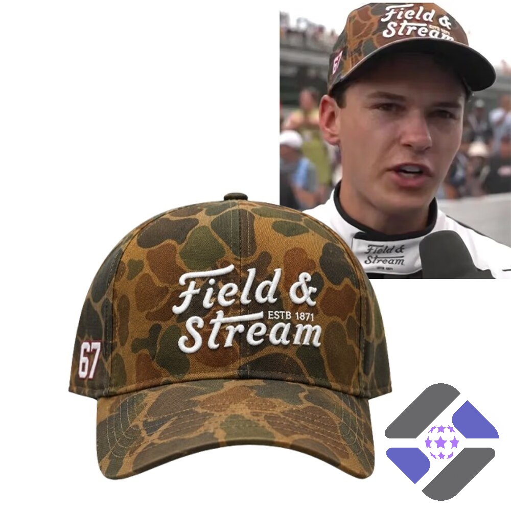 Corey Heim Field & Stream Hat Brickyard 400 Champion Cap - Front View