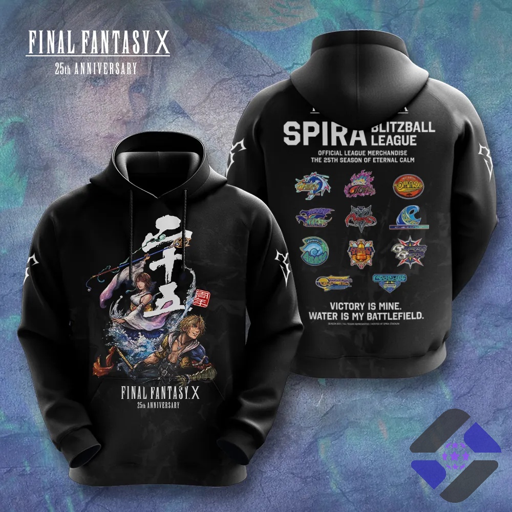 Final Fantasy X 25th Anniversary 3D Apparel
