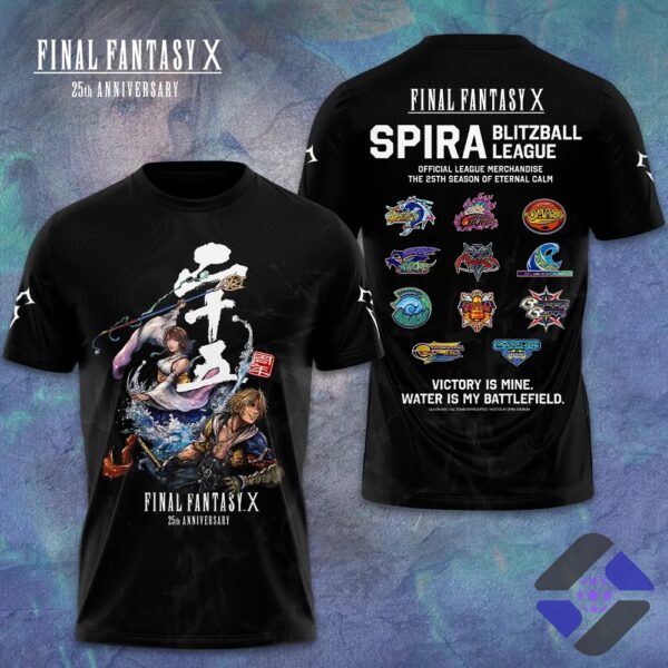Final Fantasy X 25th Anniversary 3D Apparel