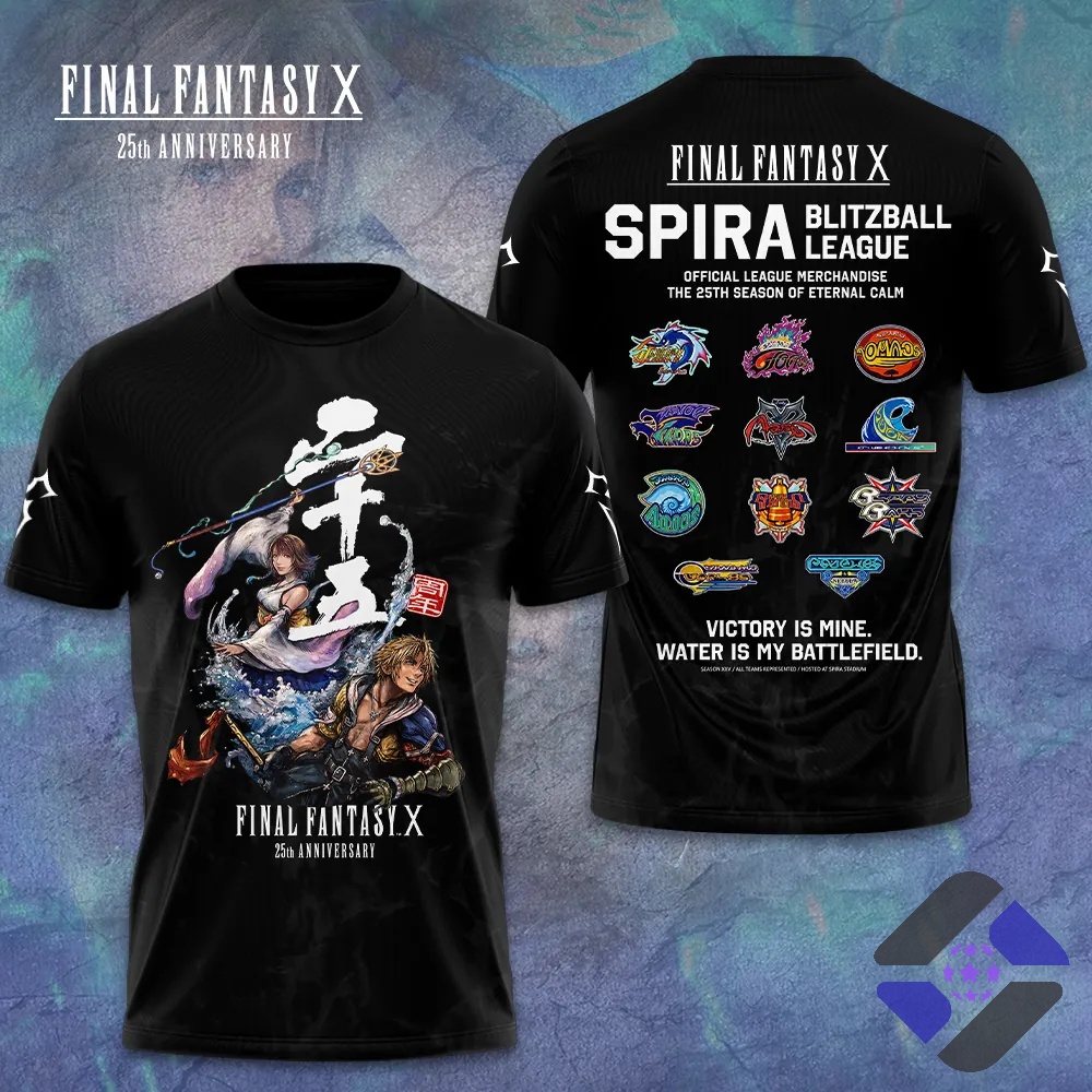 Final Fantasy X 25th Anniversary 3D Apparel