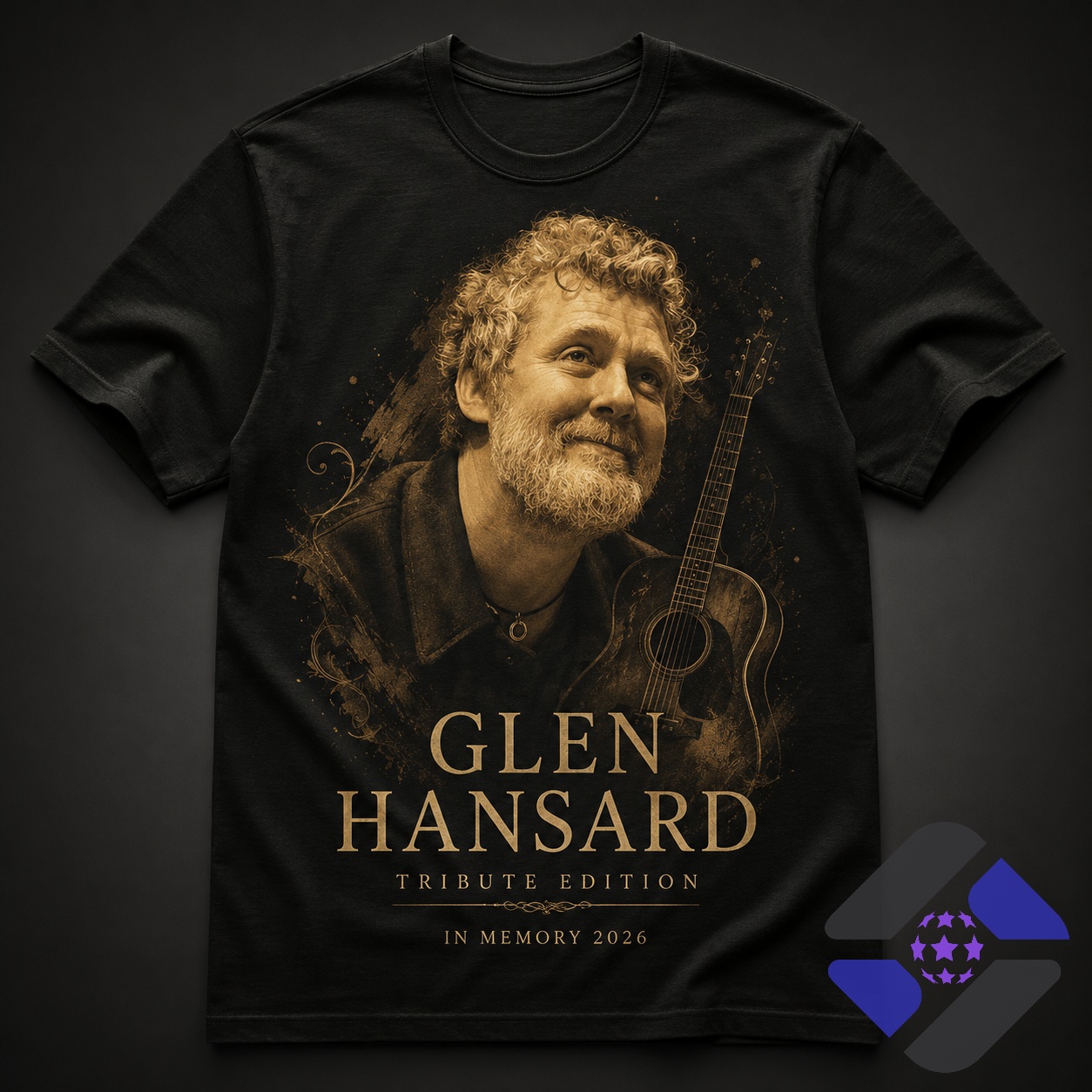 Glen Hansard Tribute Edition In Memory 2026 T-Shirt - Front View