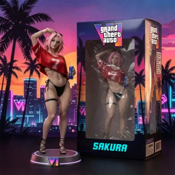 Grand Theft Auto VI Sakura Vice City 3D Figure