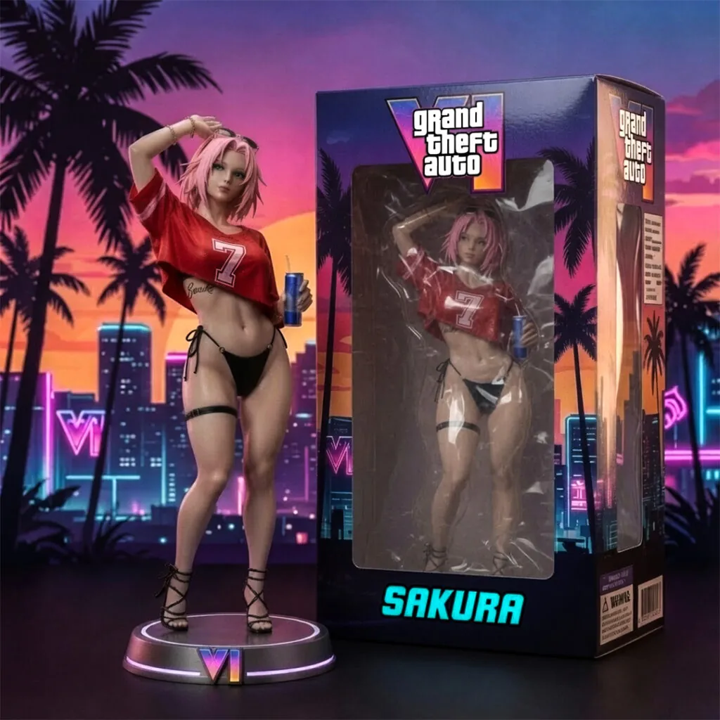 Grand Theft Auto VI Sakura Vice City 3D Figure - Front View