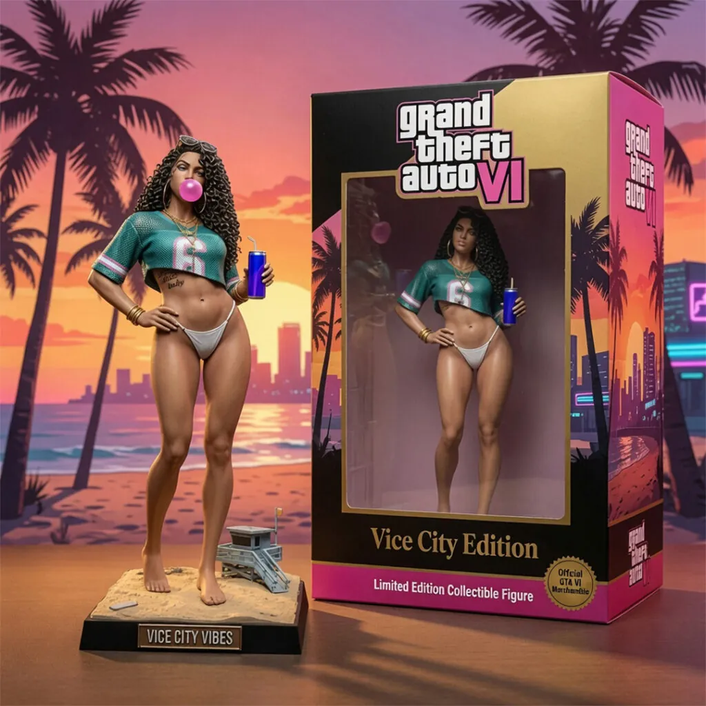 Grand Theft Auto VI Vice City Collectible Figure - Front View