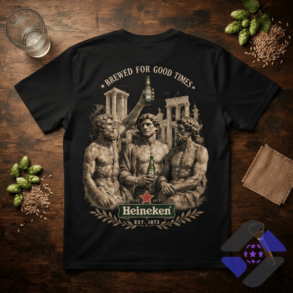 Heineken Gods of the Tap 3D T-Shirt