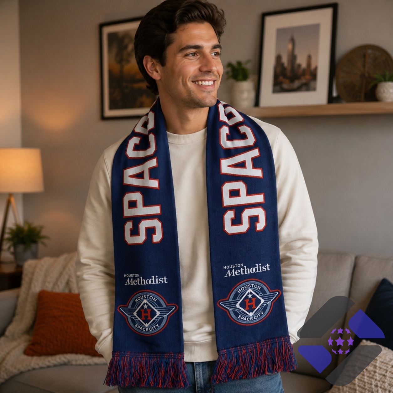 Houston Astros City Connect 2026 Scarf Giveaway - Detail View