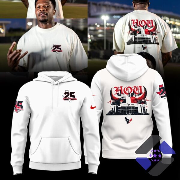 Houston Texans 25 Seasons T-Shirt