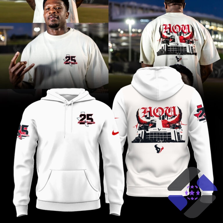 Houston Texans 25 Seasons T-Shirt
