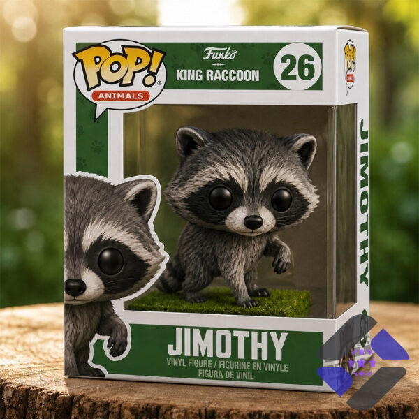 Jimothy King Raccoon Vinyl Figure