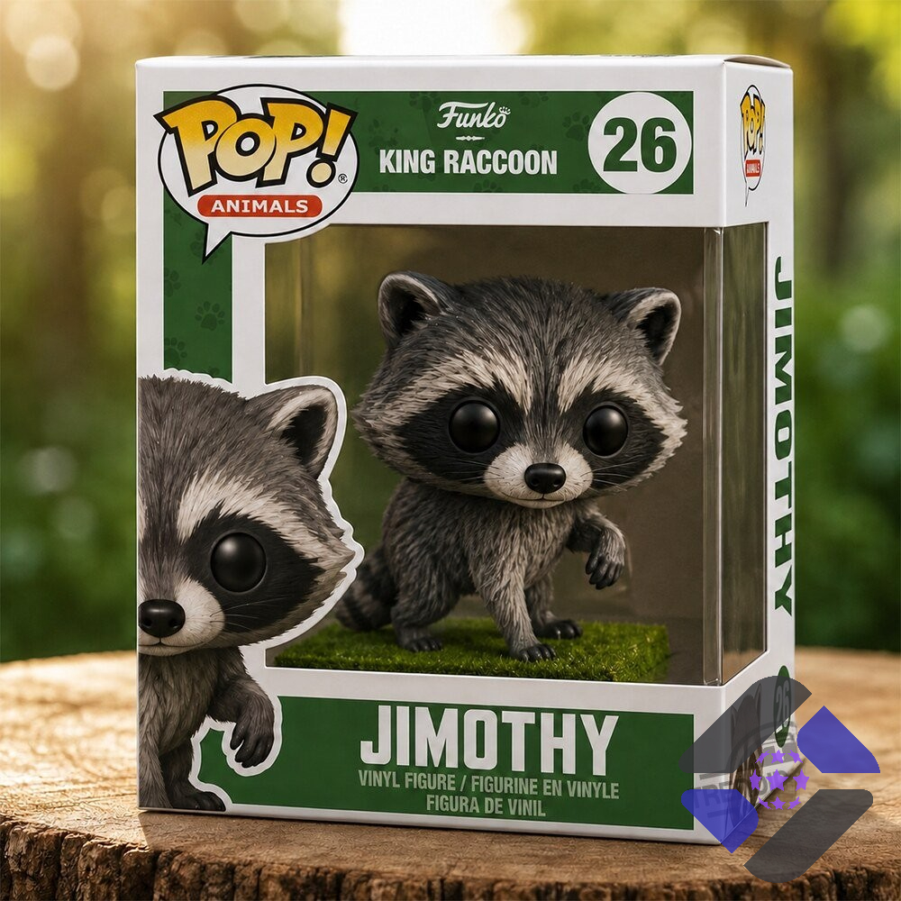 Jimothy King Raccoon Vinyl Figure