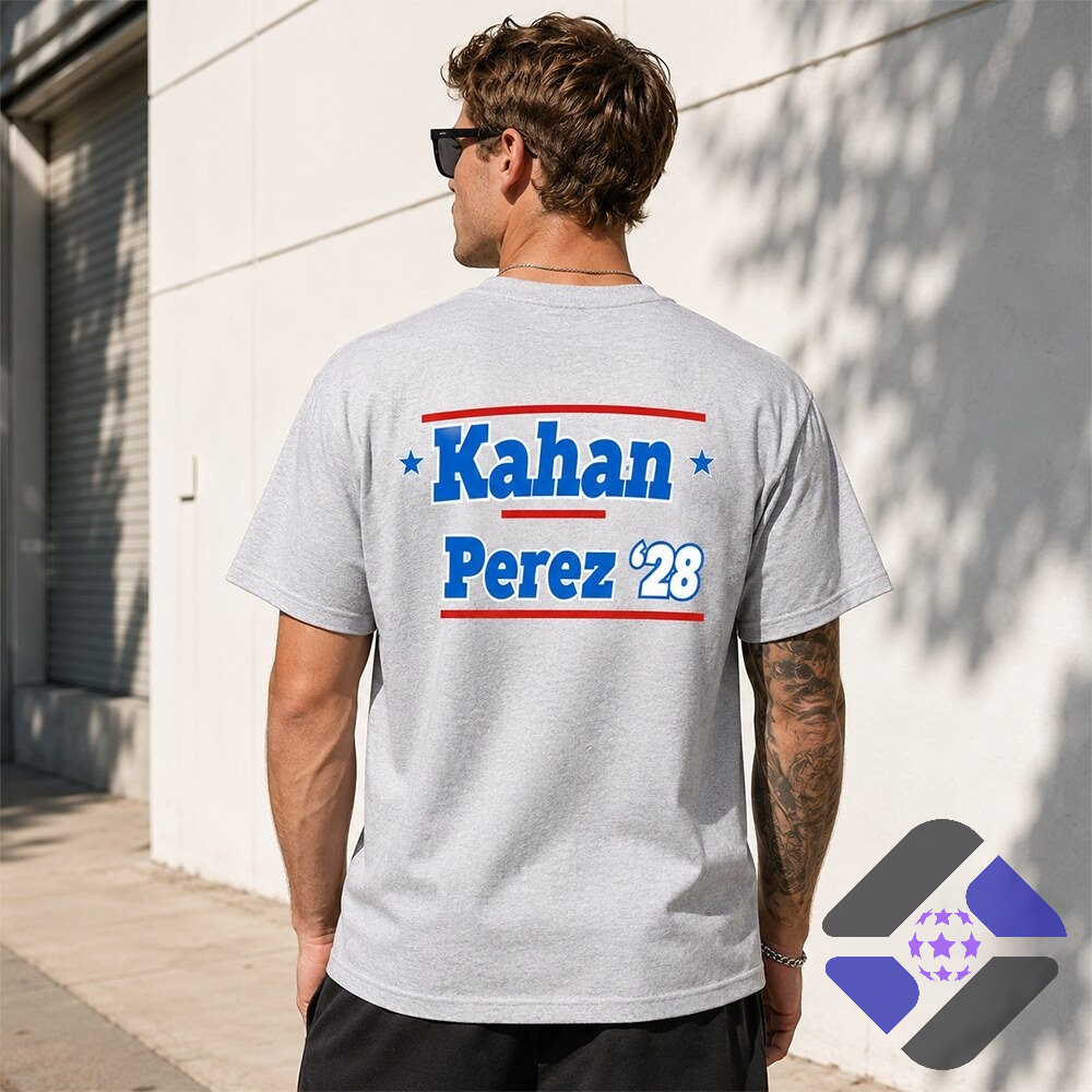 Noah Kahan And Perez 28 Campaign T-Shirt - Detail View