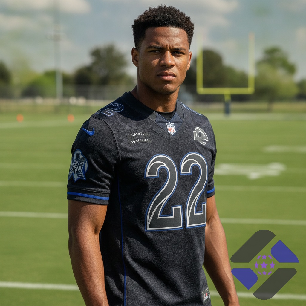 Los Angeles Rams Midnight Football Jersey