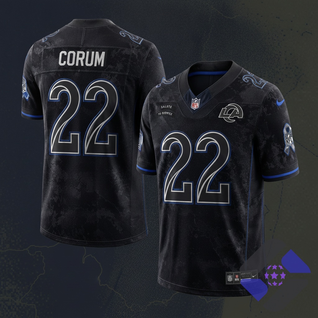 Los Angeles Rams Midnight Football Jersey