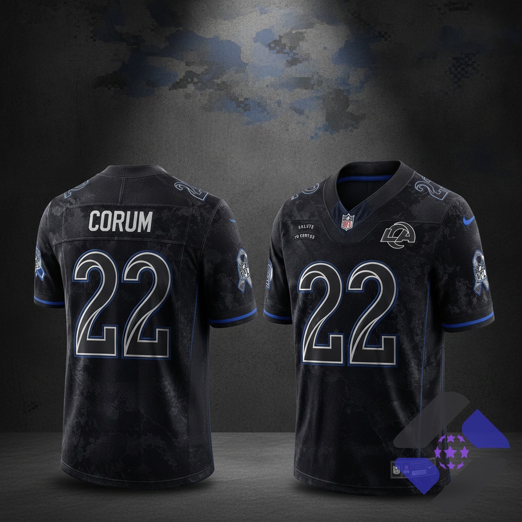 Los Angeles Rams Midnight Football Jersey