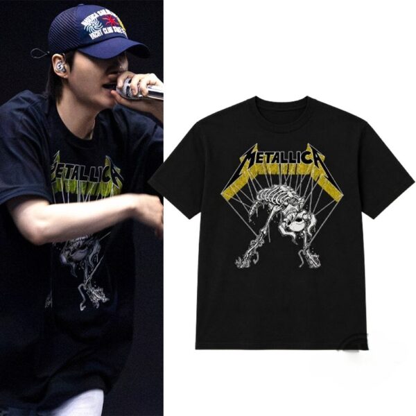 BTS Suga 2026 FIFA World Cup Halftime Metallica T-Shirt