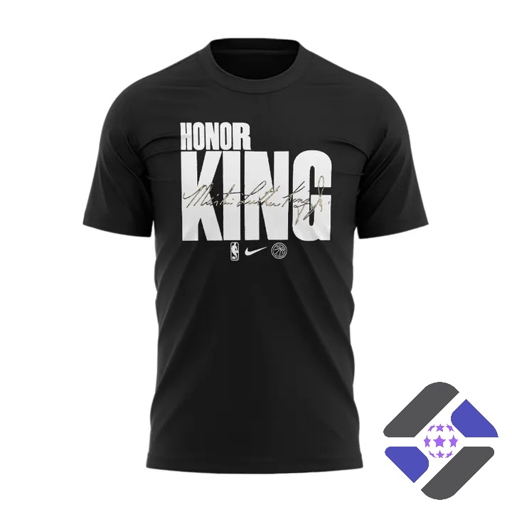Minnesota Timberwolves Honor Martin Luther King Jr. T-Shirt - Detail View