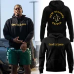 New Orleans Saints God Iz Love Pullover Hoodie