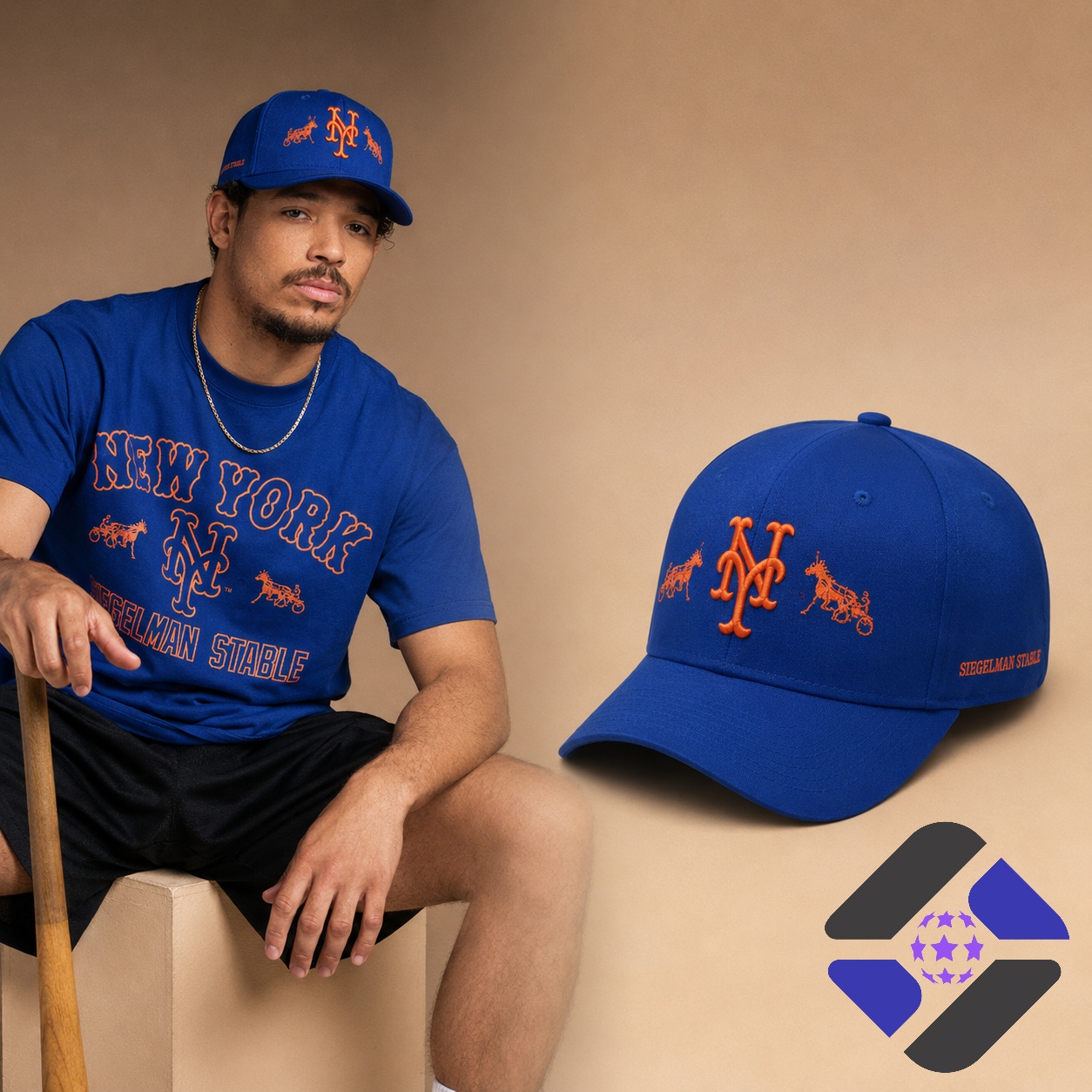 Anthony Ramos New York Mets Siegelman Stable Baseball Cap