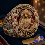 Ohio State Buckeyes Jesus Won 9X Est 1870 Championship Ring