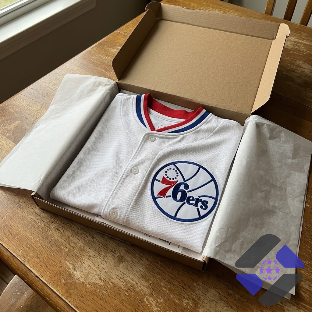 Philadelphia 76ers 1983-86 Sixers Warm Up Jacket