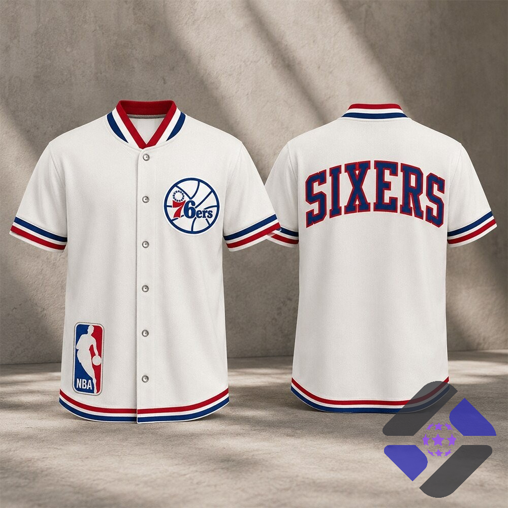 Philadelphia 76ers 1983-86 Sixers Warm Up Jacket