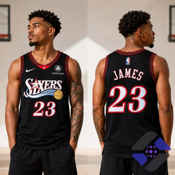 Philadelphia 76ers LeBron James Basketball Jersey