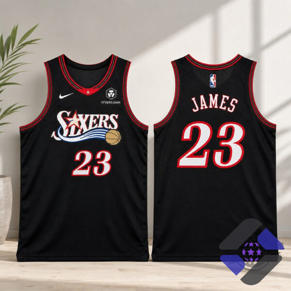 Philadelphia 76ers LeBron James Basketball Jersey