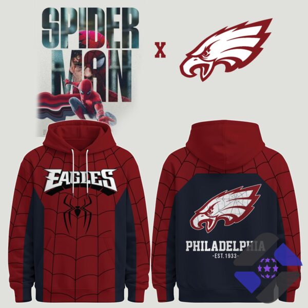Philadelphia Eagles Spider-Man Brand New Day Hoodie