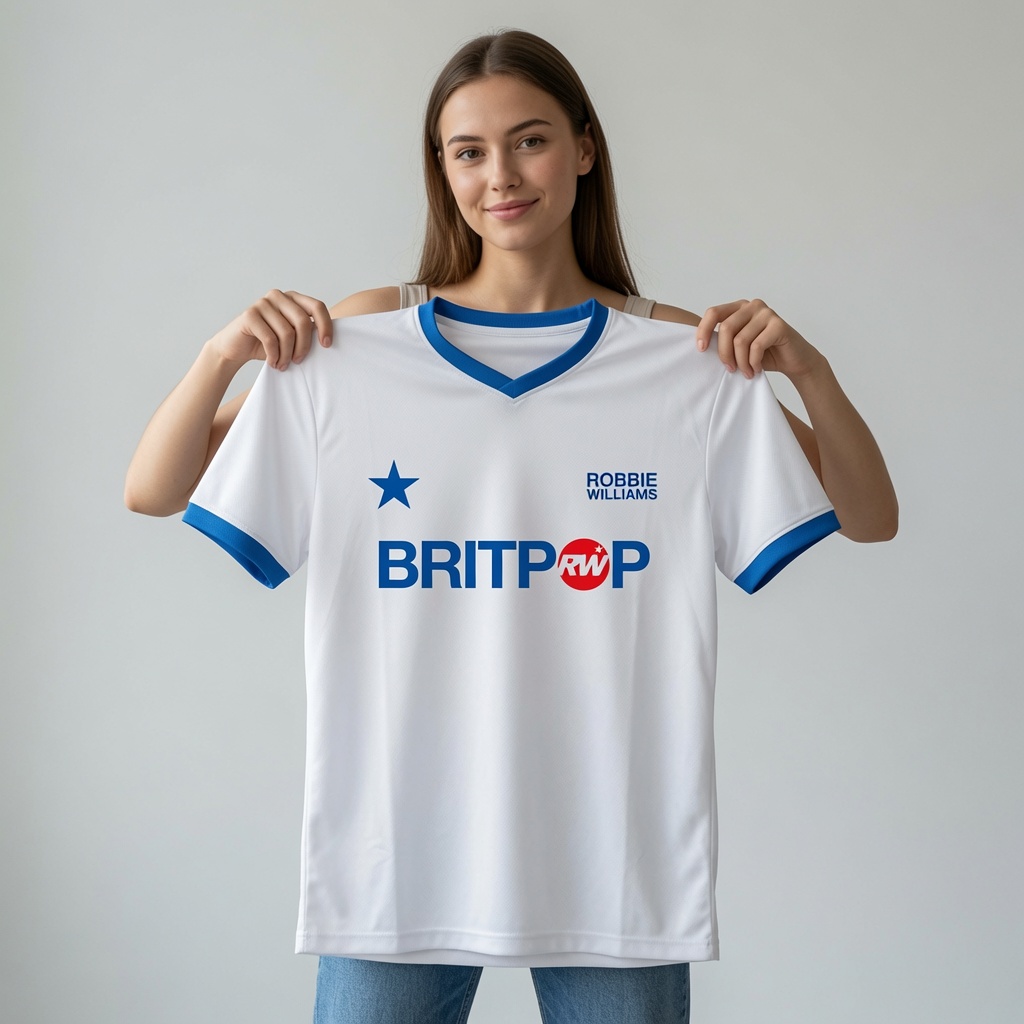 Robbie Williams BRITPOP 2026 Tour T-Shirt - Detail View