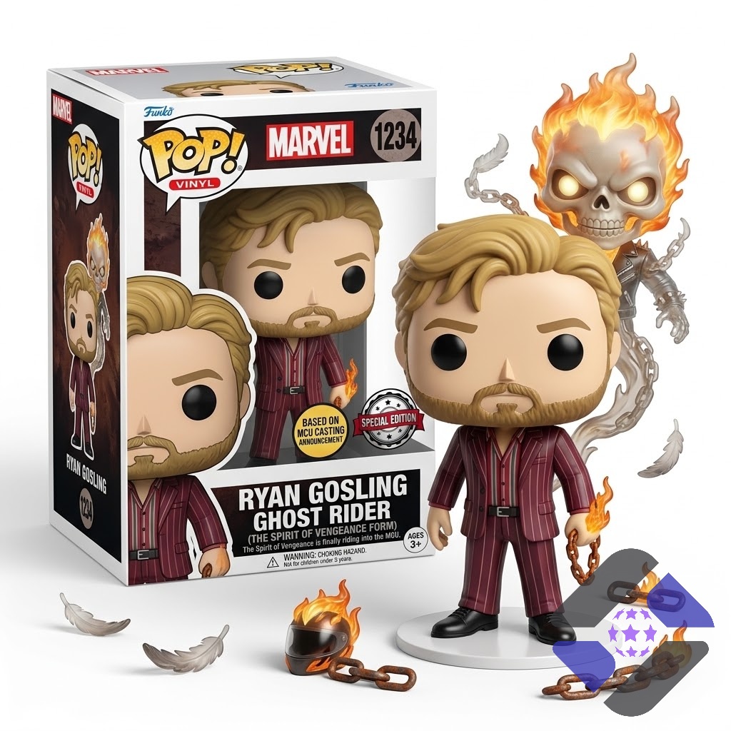 Ryan Gosling Ghost Rider Funko Pop Vinyl Figure