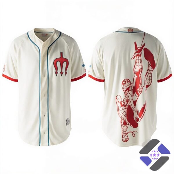 Red Devils Diablos Rojos del Mexico Spider-Man Baseball Jersey